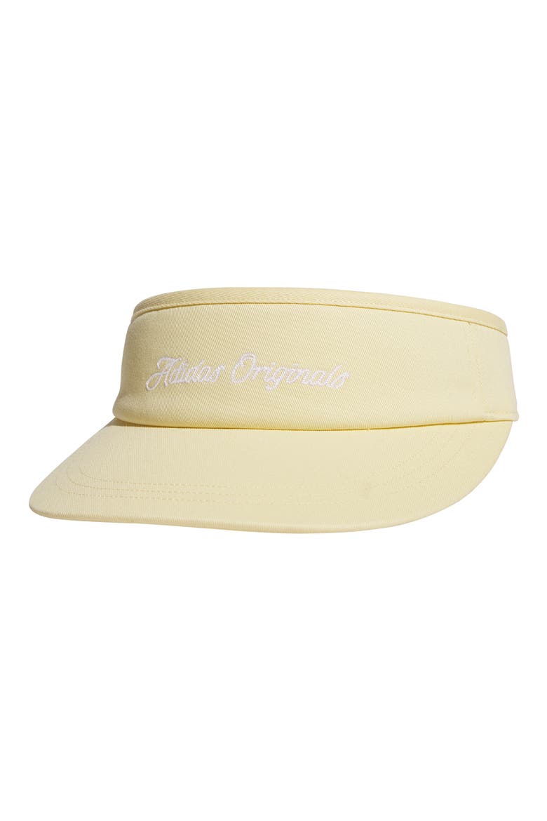 Signature Logo Visor, Main, color, ORANGE TINT/ WHITE