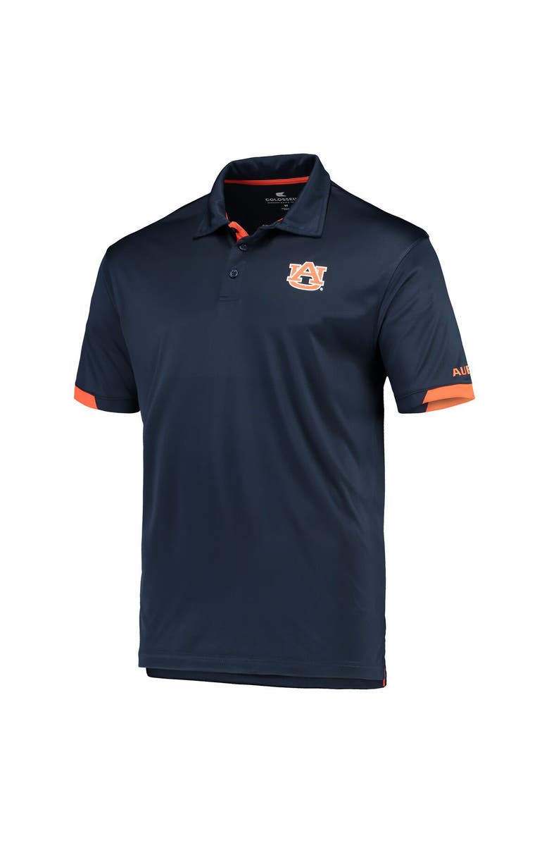 COLOSSEUM Men's Colosseum Navy Auburn Tigers Santry Lightweight Polo, Alternate, color, Navy