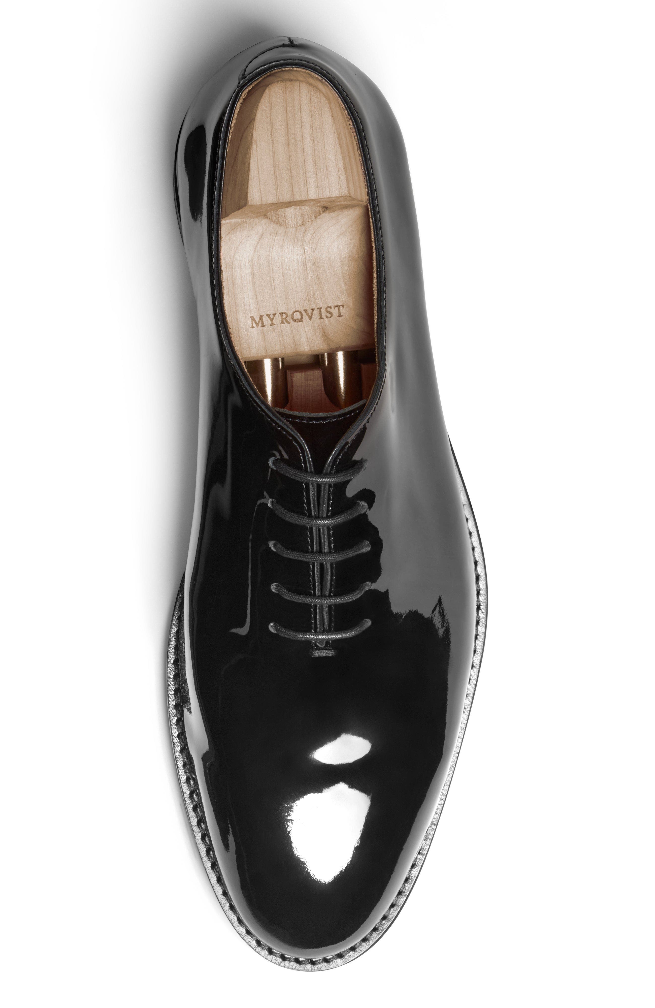 Myrqvist Drottningholm Wholecut Oxfords, Alternate, color, Black