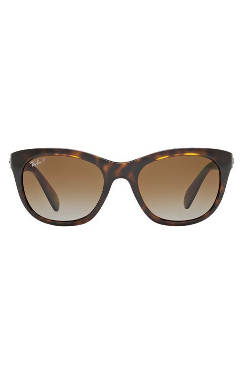 56mm Highstreet Polarized Cat Eye Sunglasses