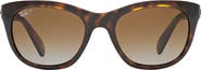 Ray-Ban 56mm Highstreet Polarized Cat Eye Sunglasses