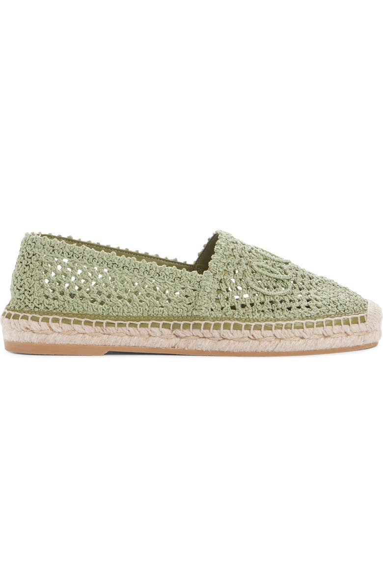 Chloé Isla Logo Espadrille, Alternate, color, Mint