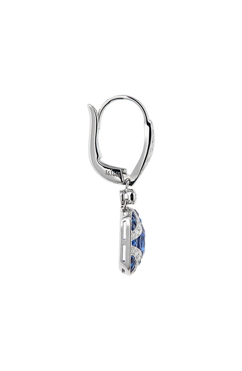Kwiat Argyle Blue Sapphire & Diamond Drop Earrings, Alternate, color, 