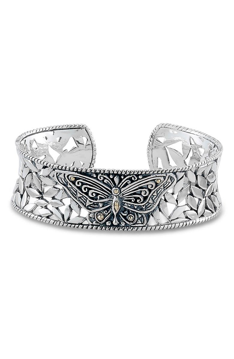 SAMUEL B. Filigree Butterfly Cuff Bracelet, Main, color,