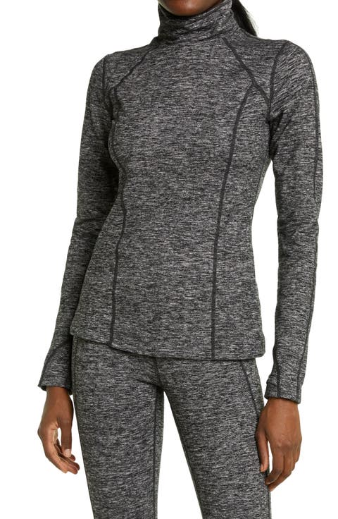 Cozy Space Dye Tech Turtleneck Training Top