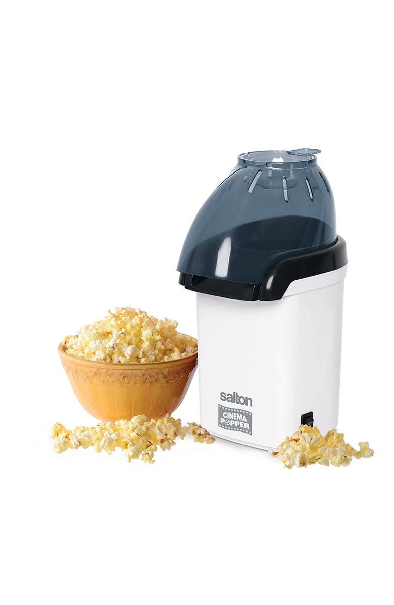 Salton Cinema Popper Hot Air Popcorn Maker - White, Alternate, color, White