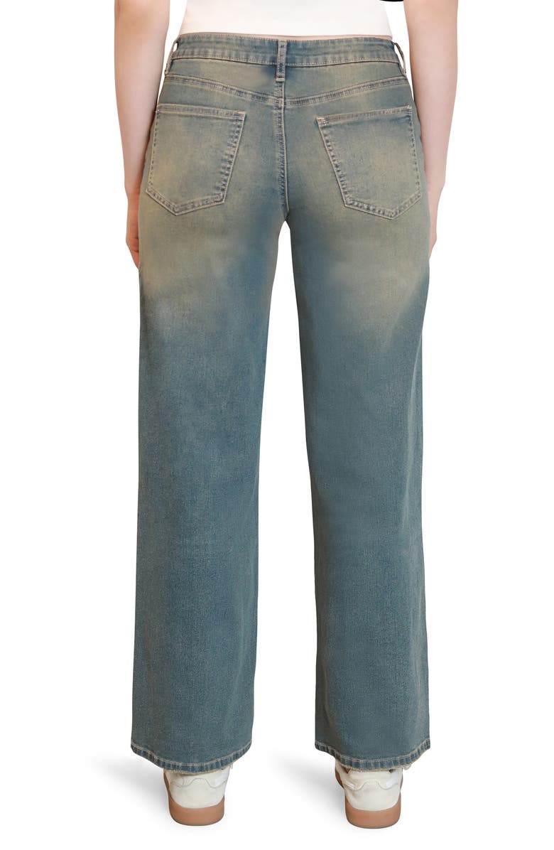Madden Girl Ultra '90s Wide Leg Jeans, Alternate, color, Medium Tint