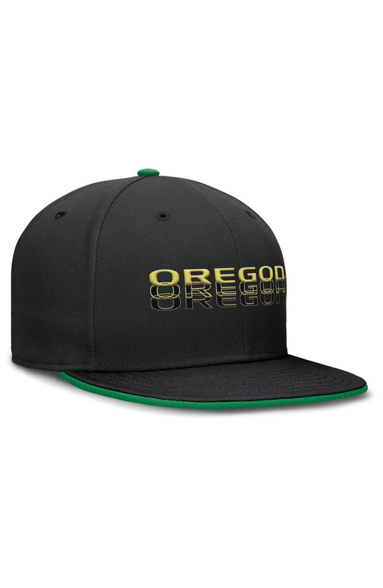 Nike Men's Nike  Black Oregon Ducks True Primetime Performance Fitted Hat, Alternate, color, 