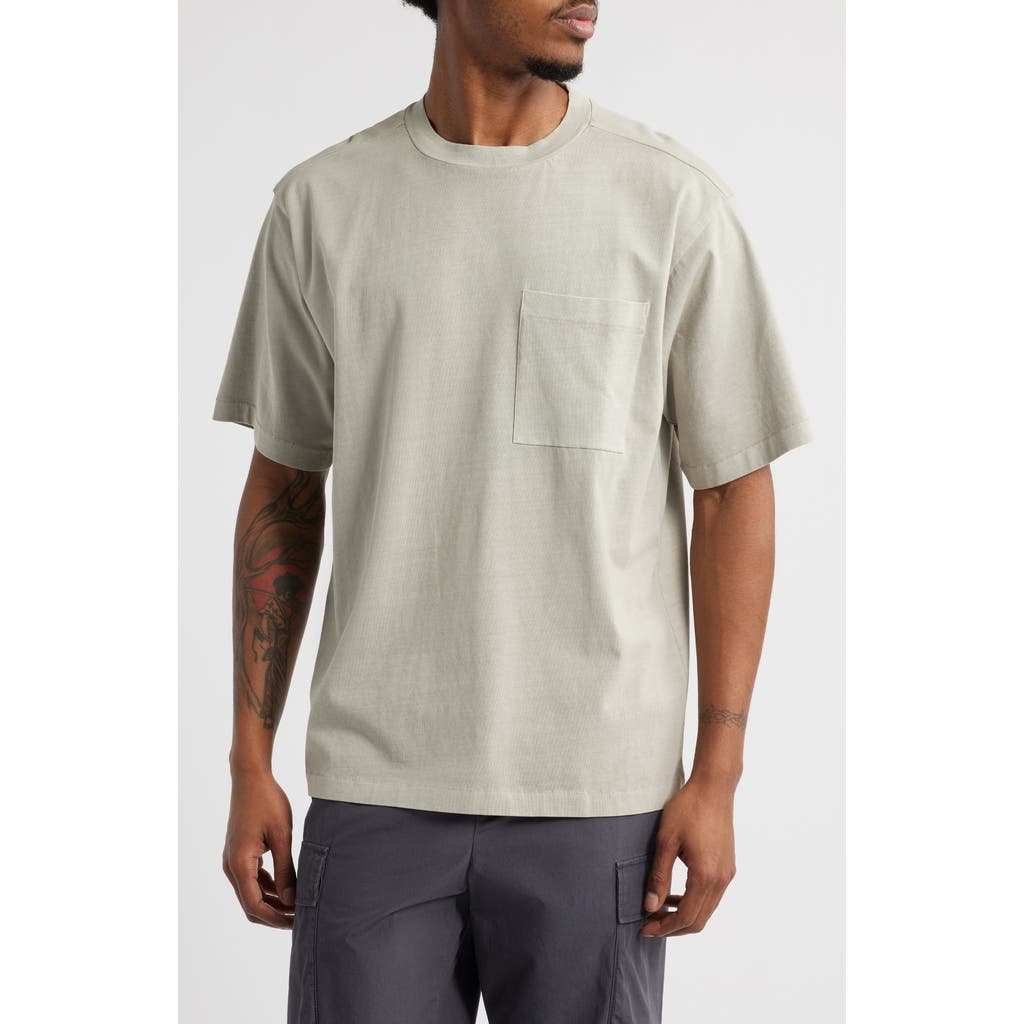 Bp. Washed Oversize Pocket T-shirt In Grey Owl Washed