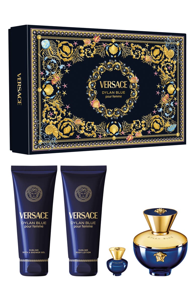 Versace Dylan Blue pour femme Eau de Parfum Gift Set $220 Value, Main, color, 
