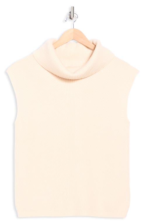 Elie Elie Tahari Sleeveless Turtleneck Sweater In White