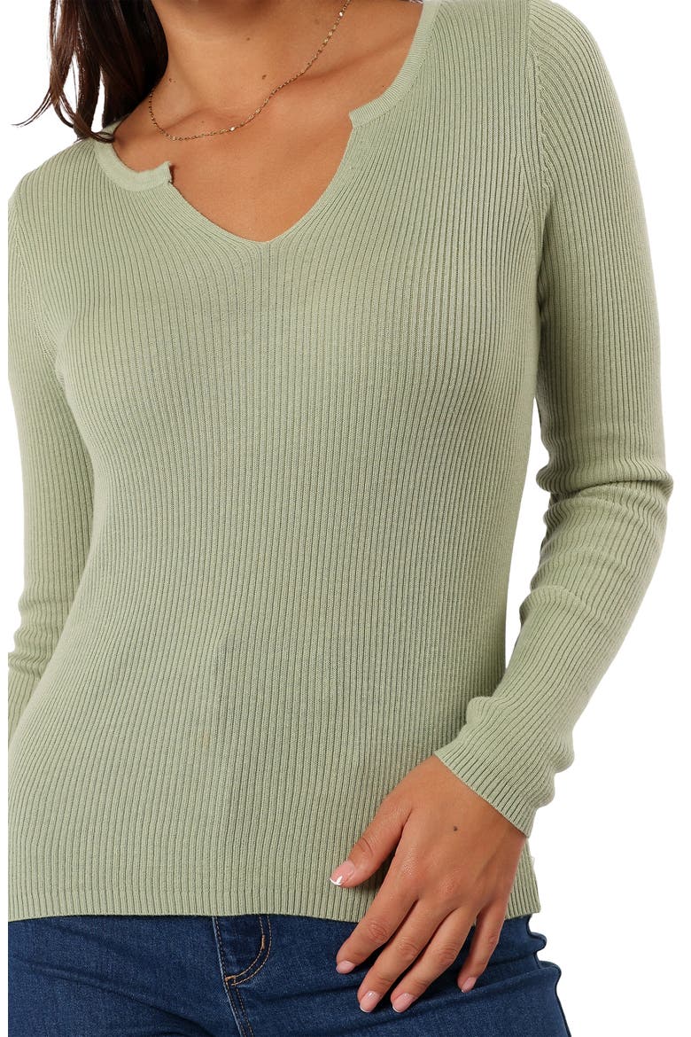 Laysie Rib Top, Alternate, color, SAGE