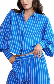 CIEBON Brielle Boxy Button-Up Shirt