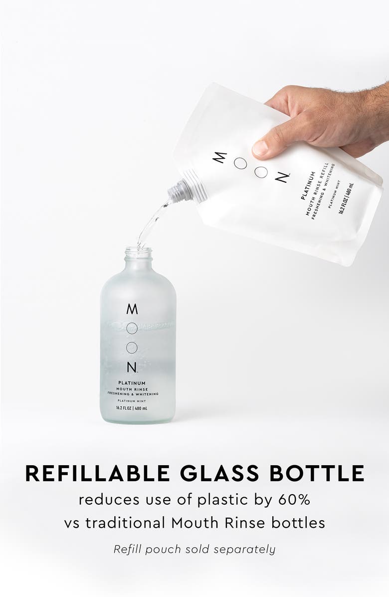 MOON Platinum Whitening Mouth Rinse, Alternate, color, 