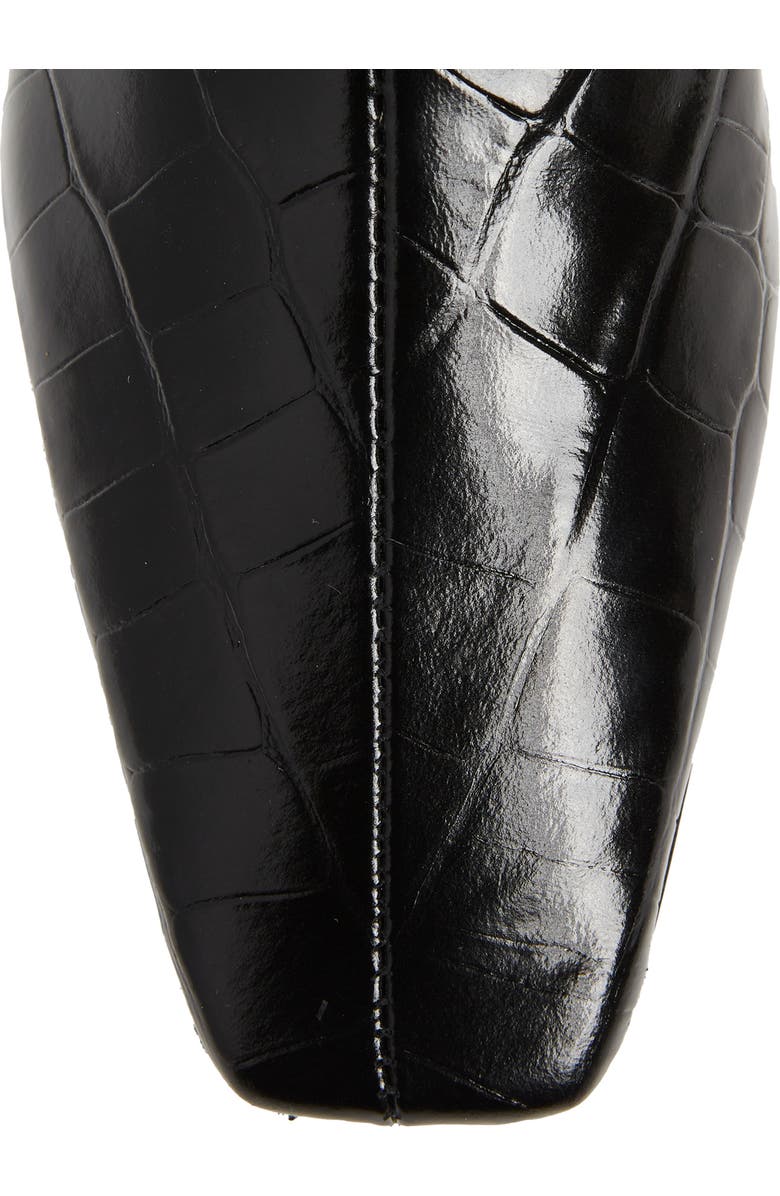 TOTEME Croc Embossed Over the Knee Boot, Alternate, color,