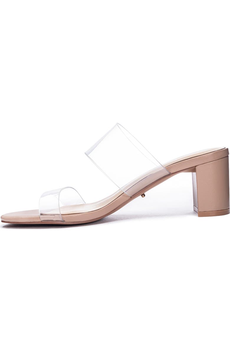 42 Gold Liya Slide Sandal, Alternate, color, Clear