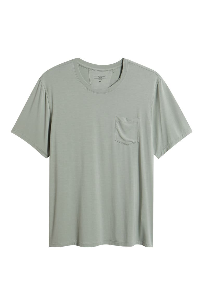 Stretch Modal & Silk Sleep T-Shirt, Alternate, color, SAGE