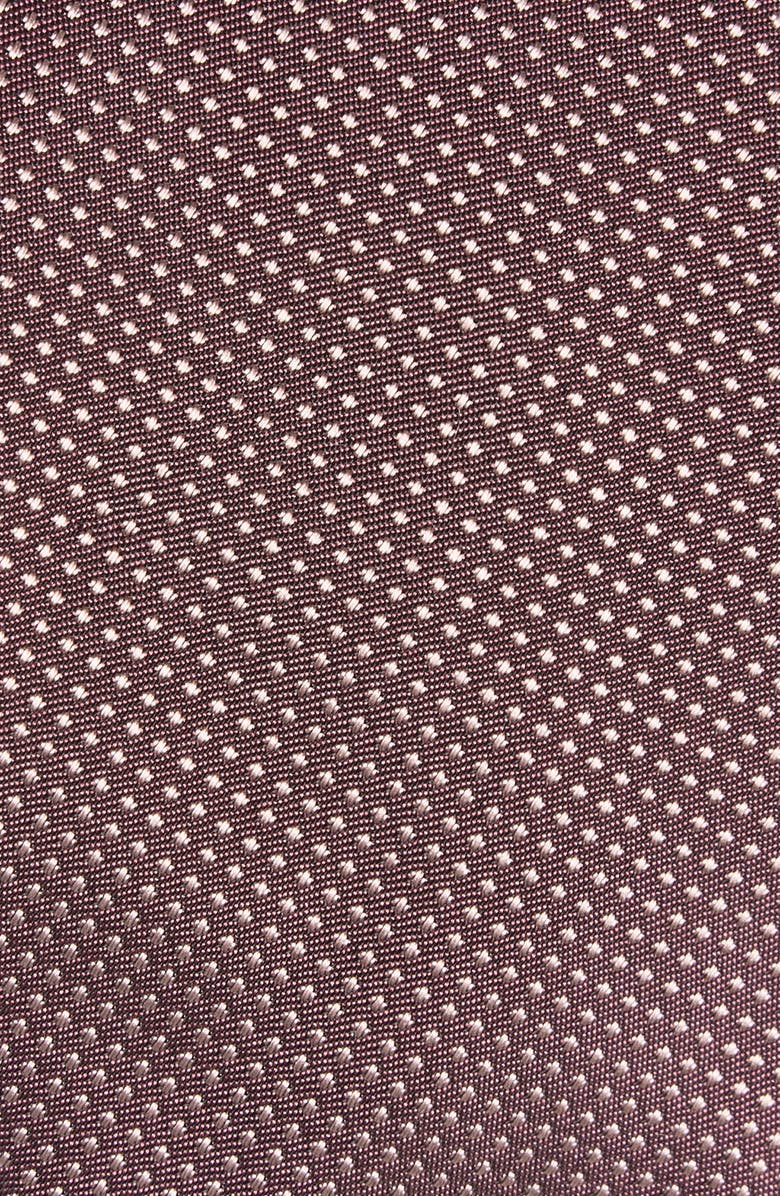 BOSS Pin Dot Silk Blend Tie, Alternate, color, Light/ Pastel Pink