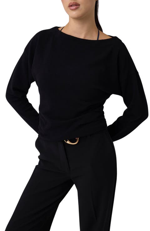 Mina Bateau Neck Sweater