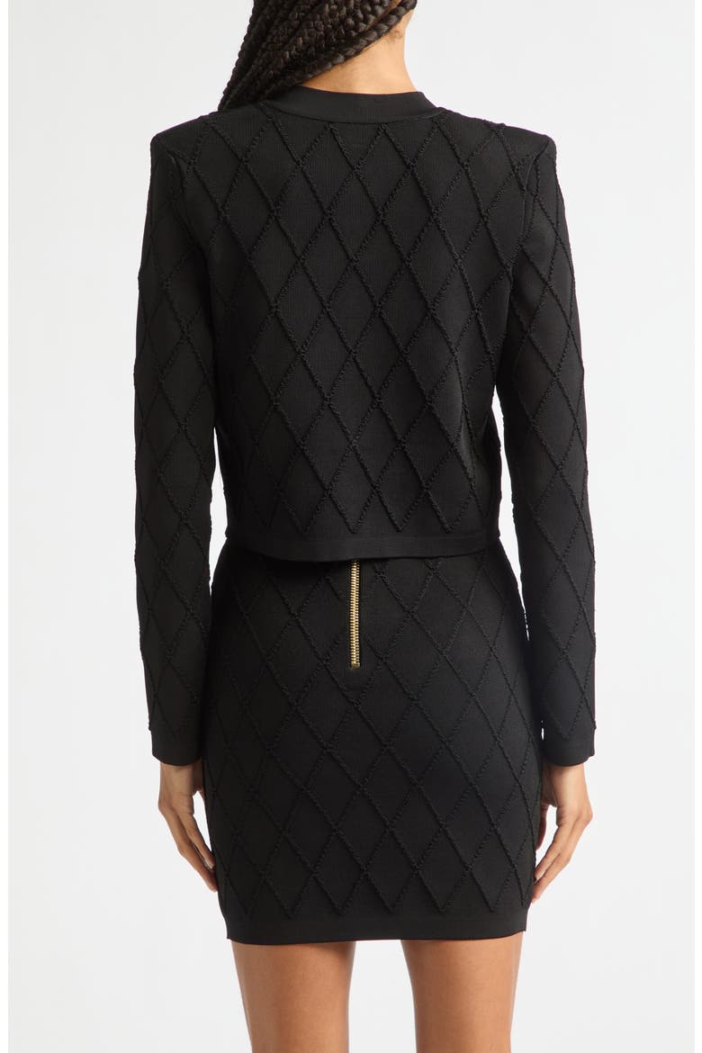 Milano Stitch Cardigan, Alternate, color, 0PA BLACK