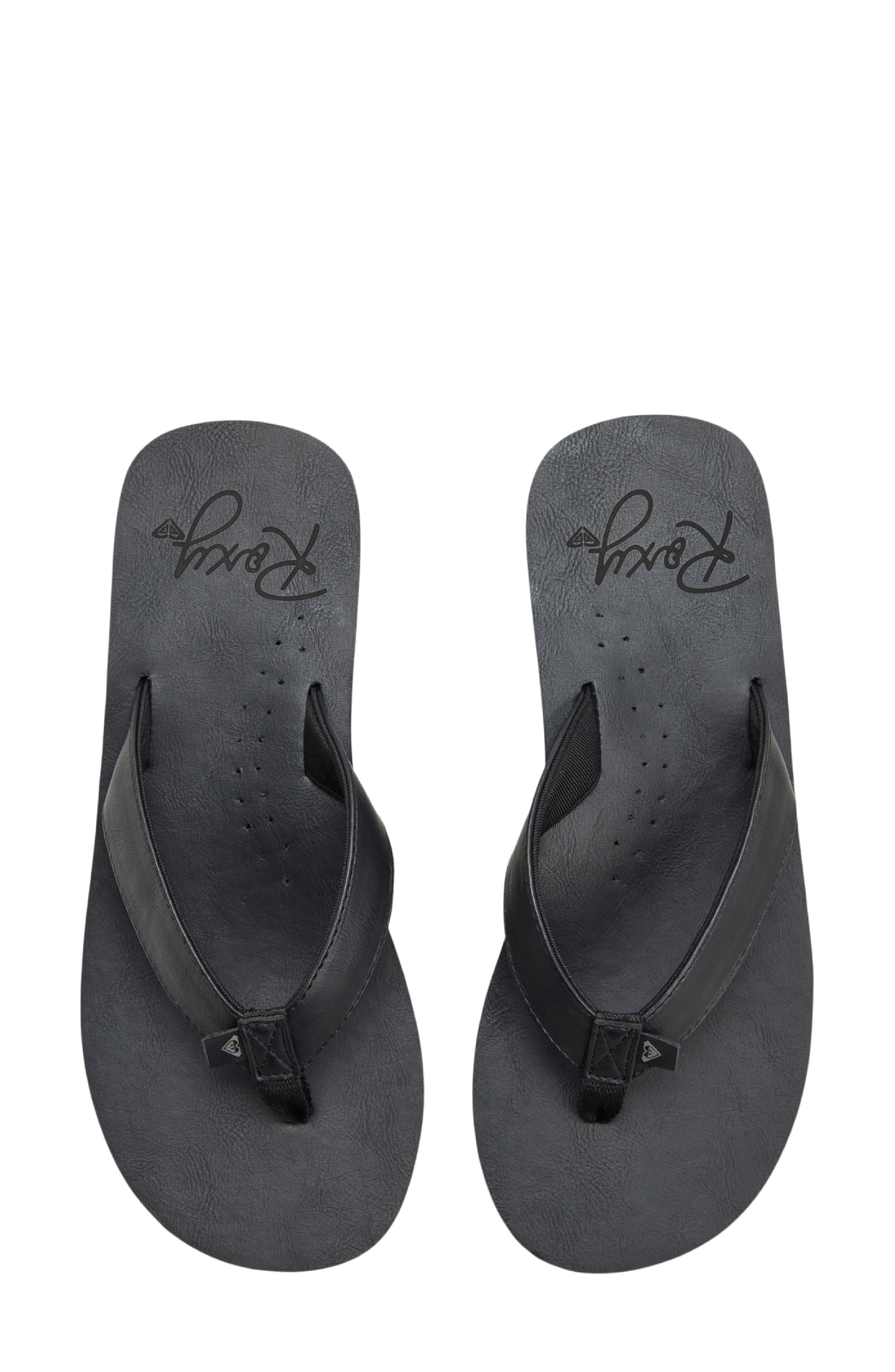 Roxy Melinda Platform Flip Flop, Alternate, color, Black