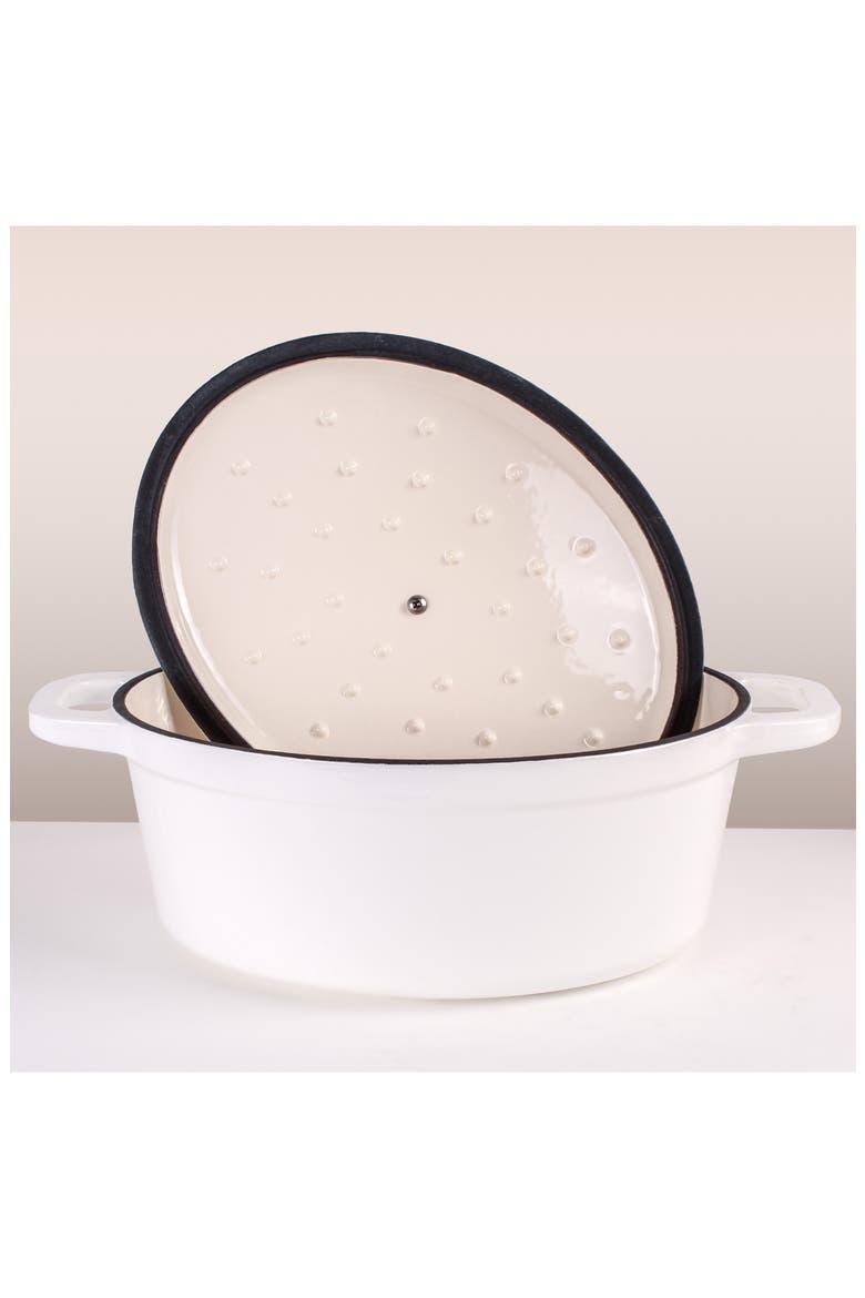 Neo Cast Iron 5-Piece Set, Alternate, color, WHITE