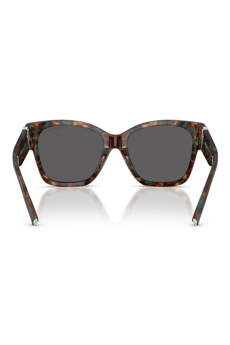 54mm Gradient Square Sunglasses, Alternate, color, BROWN TIFFANY HAVANA / DARK GREY