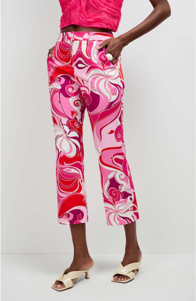 Trina Turk Lulu Pant, Alternate, color, Darsena