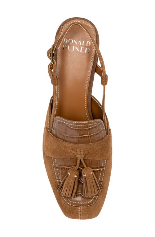 Donald Pliner Tassel Slingback Pump In Brown
