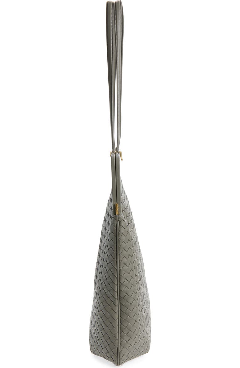 Bottega Veneta Small Vaulta Intrecciato Leather Tote, Alternate, color, 1647 Basalt-Brass