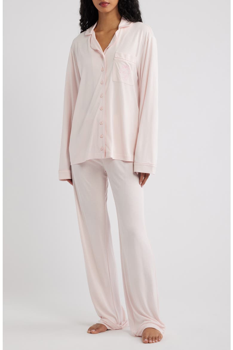 Classic Soft Modal Blend Pajamas, Main, color, PINK