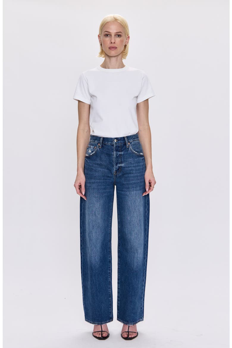 Tate High Waist Wide Leg Jeans, Alternate, color, FULTON