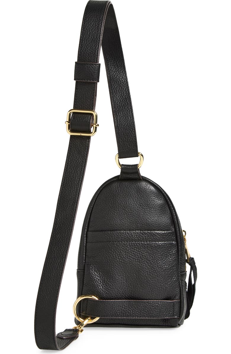 AIMEE Breeze Genuine Shearling & Leather Sling Bag, Alternate, color,