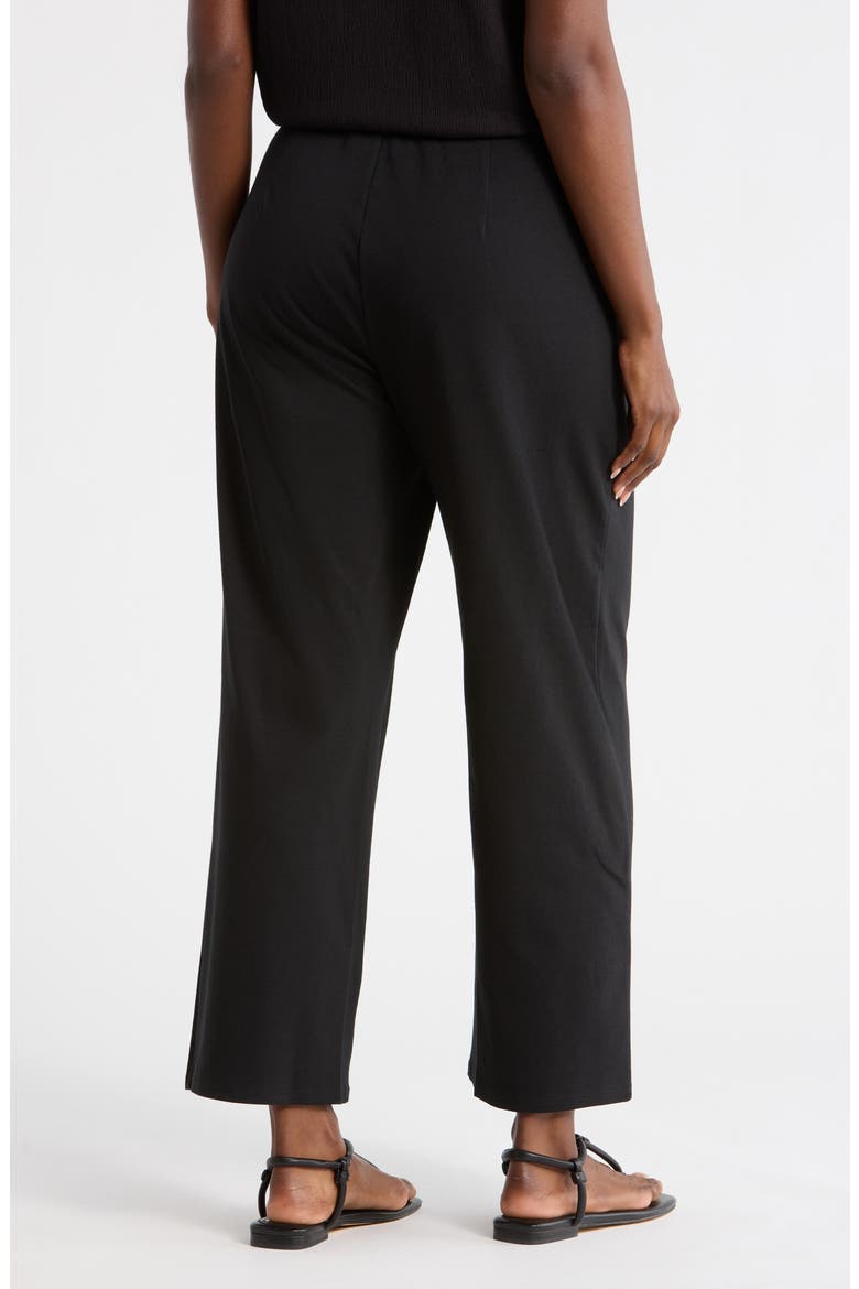 Ankle Wide Leg Pants, Alternate, color, BLACK