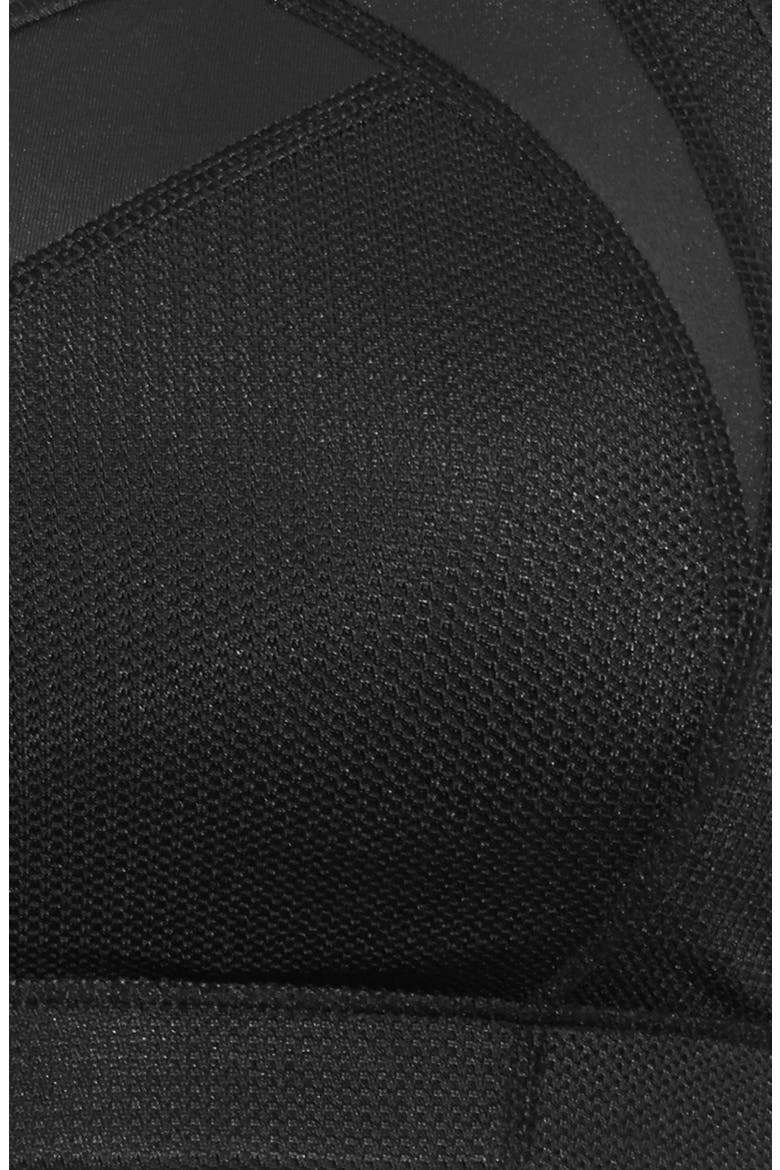 'Urban X-Over' Bra, Alternate, color, BLACK SPLASH/ BLACK