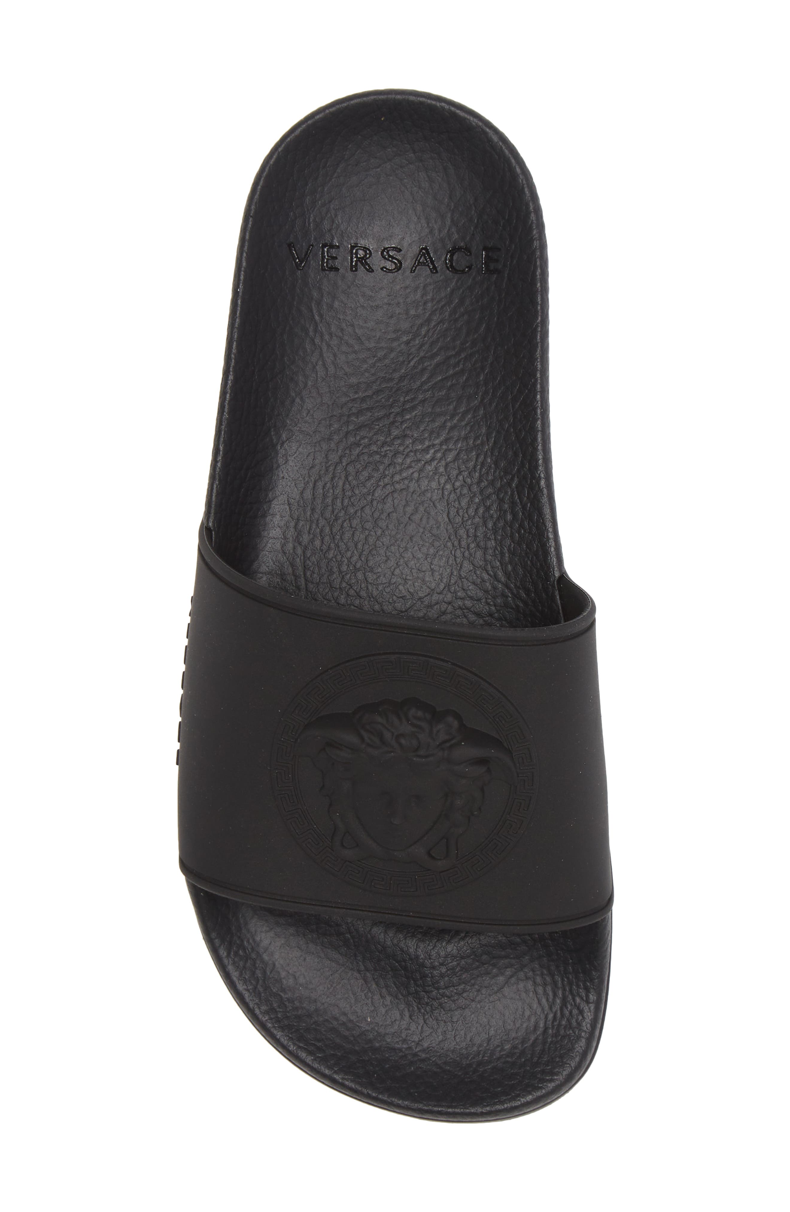 Versace Kids' Palazzo Medusa Slide Sandal, Alternate, color, 