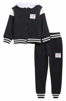 True Religion Kids' Fleece Zip Hoodie & Joggers Set