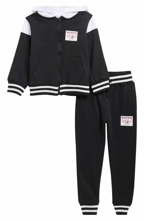 True Religion Kids' Fleece Zip Hoodie & Joggers Set