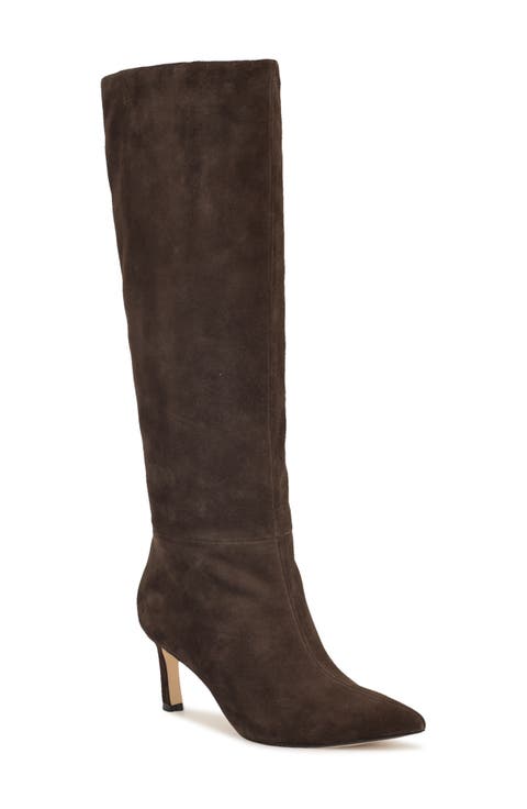 Lorthey Pointed Toe Knee High Boot (Women)