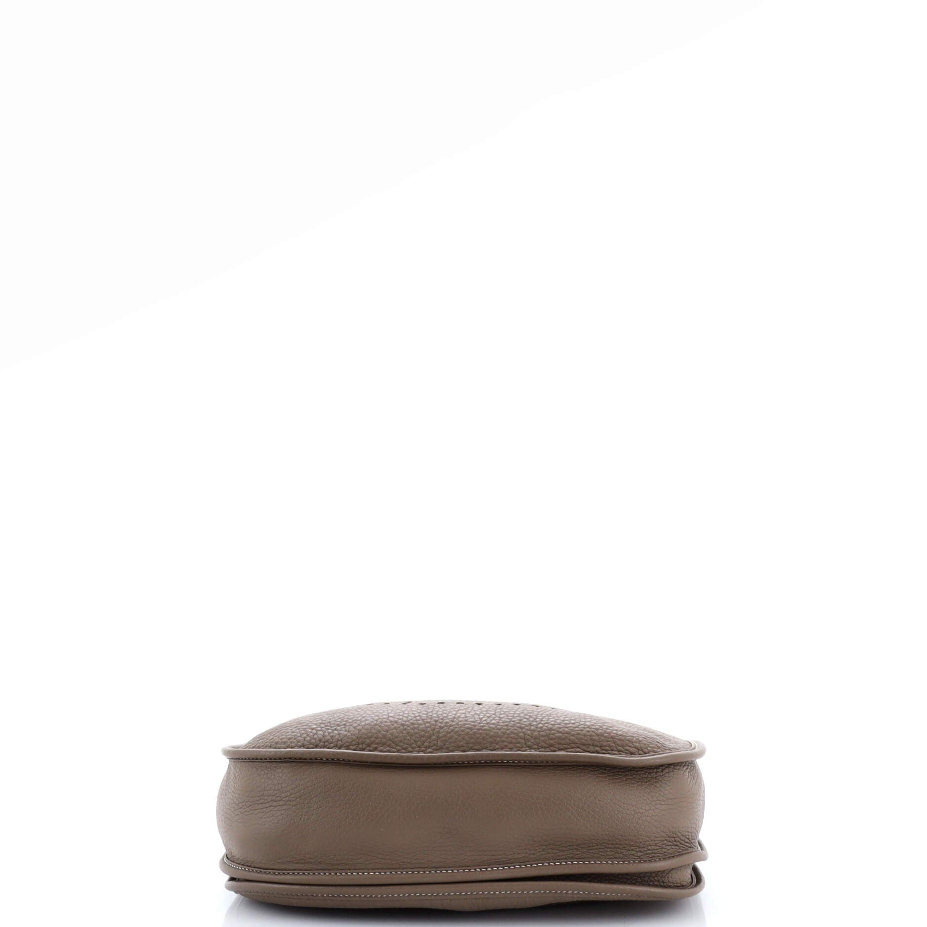 Pre-Owned Hermes Evelyne Bag Gen III Clemence PM, Alternate, color, Etoupe