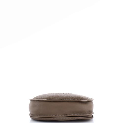 Pre-owned Hermes Hermes Evelyne Bag Gen Iii Clemence Pm In Brown