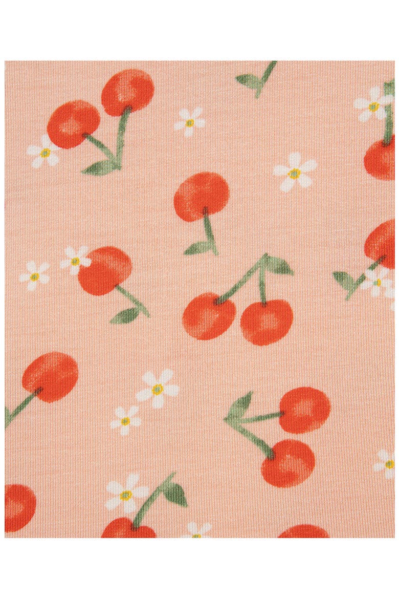 2-Pack Cherry Print Stretch Viscose Pajama Sets, Alternate, color, PEACH