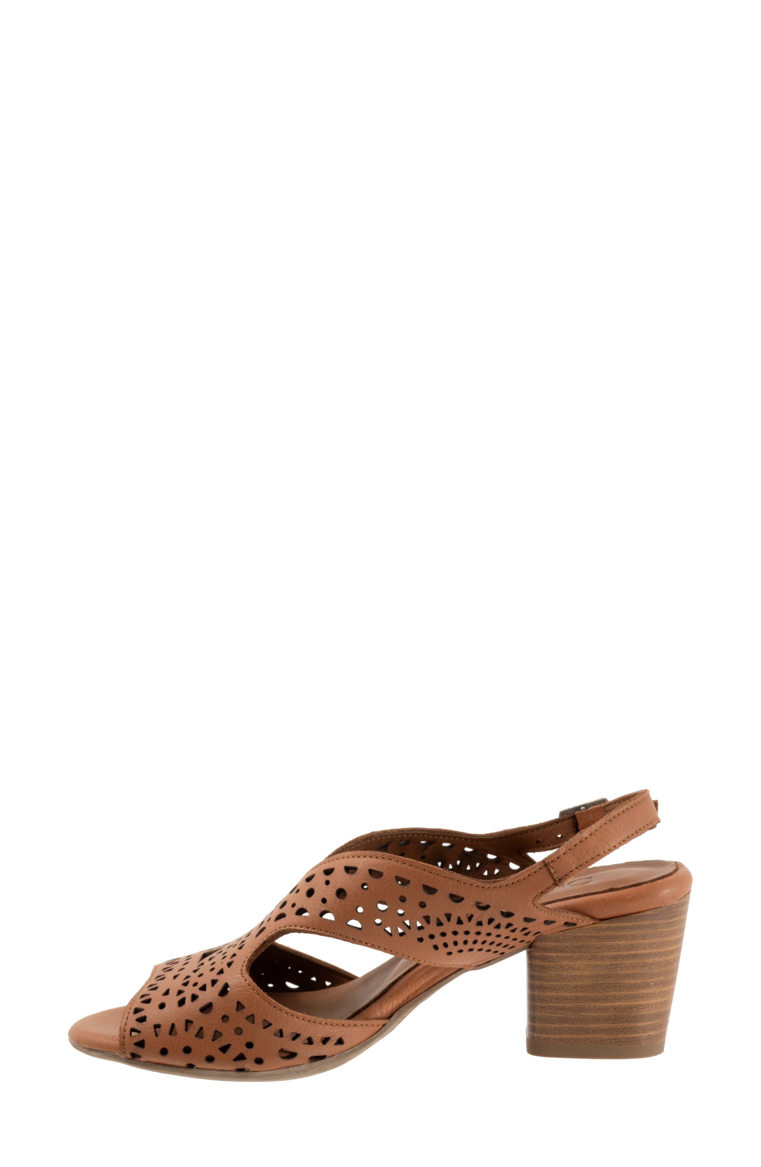Caroline Slingback Sandal, Alternate, color, DARK TAN