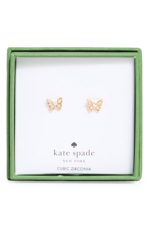 butterfly stud earrings
