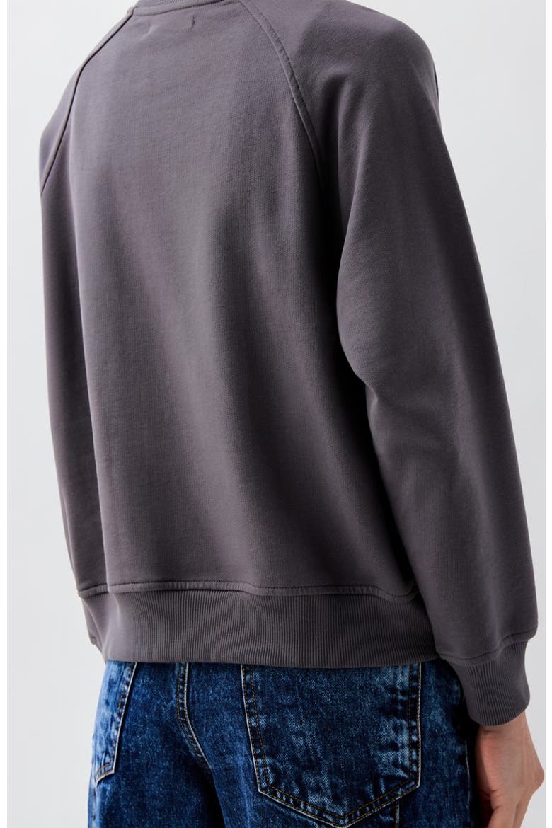 Kiss Skull Sweater, Alternate, color, Grey