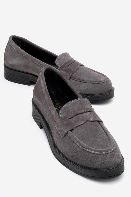 Forever & Always Shoes Bree Platform Penny Leather Loafer In Multi