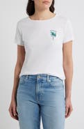 BOSS Orange Elove Embroidered Short Sleeve Cotton T-Shirt