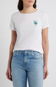BOSS Orange Elove Embroidered Short Sleeve Cotton T-Shirt