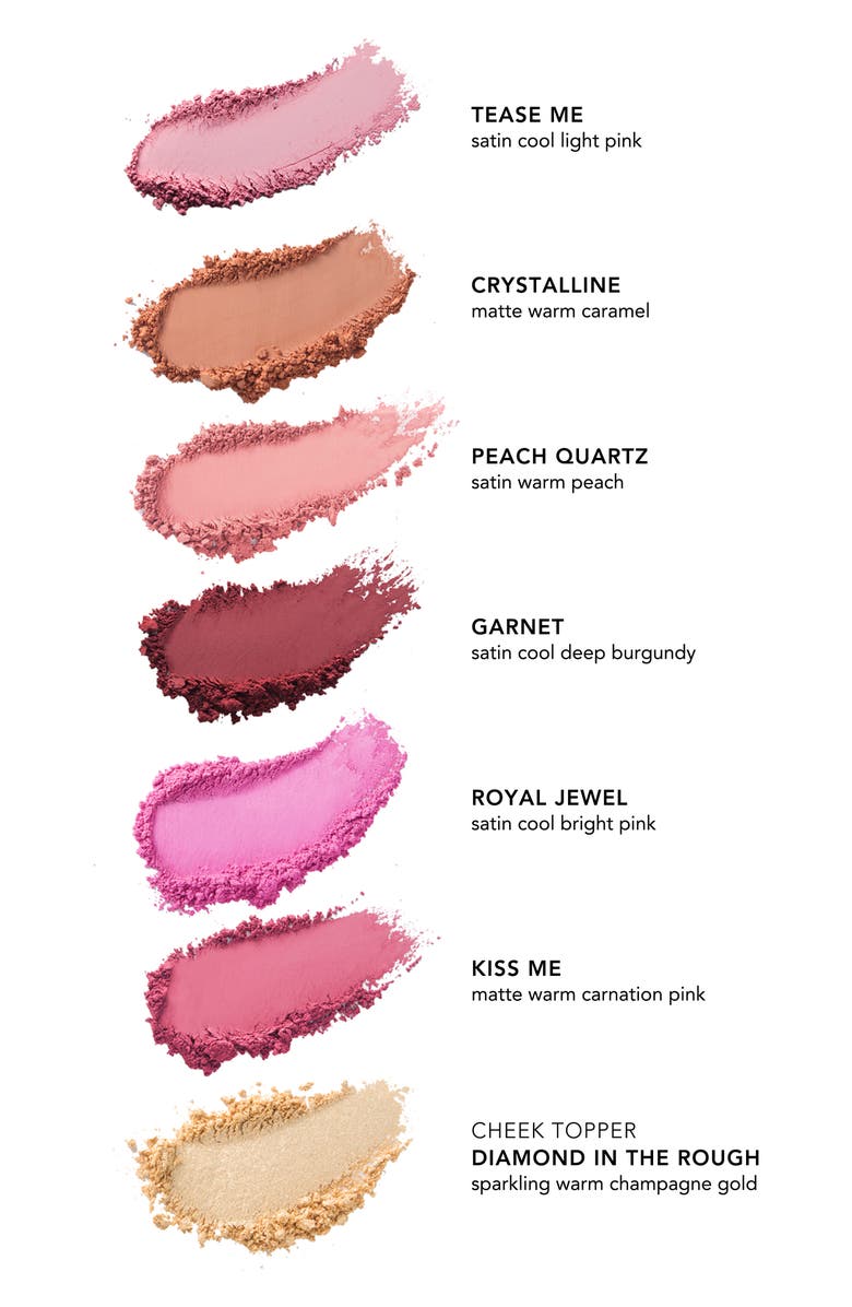 Jouer Rose Cut Gems Blush & Cheek Topper Palette, Alternate, color,