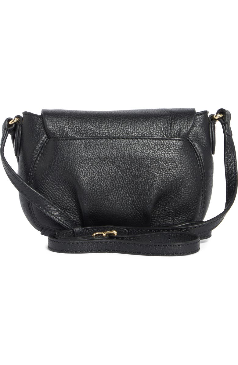 AIMEE Mini Cannes Flap Crossbody Bag, Alternate, color, Black